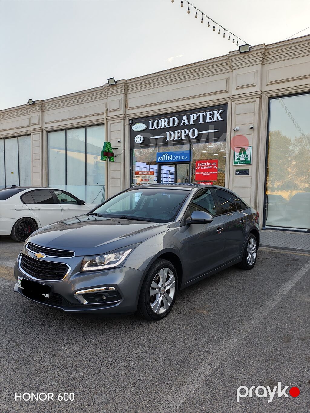 Chevrolet Cruze LT sedan - Korpus: 4 qapılı sedan, tünd boz — Avtomobillər, Digah (2)