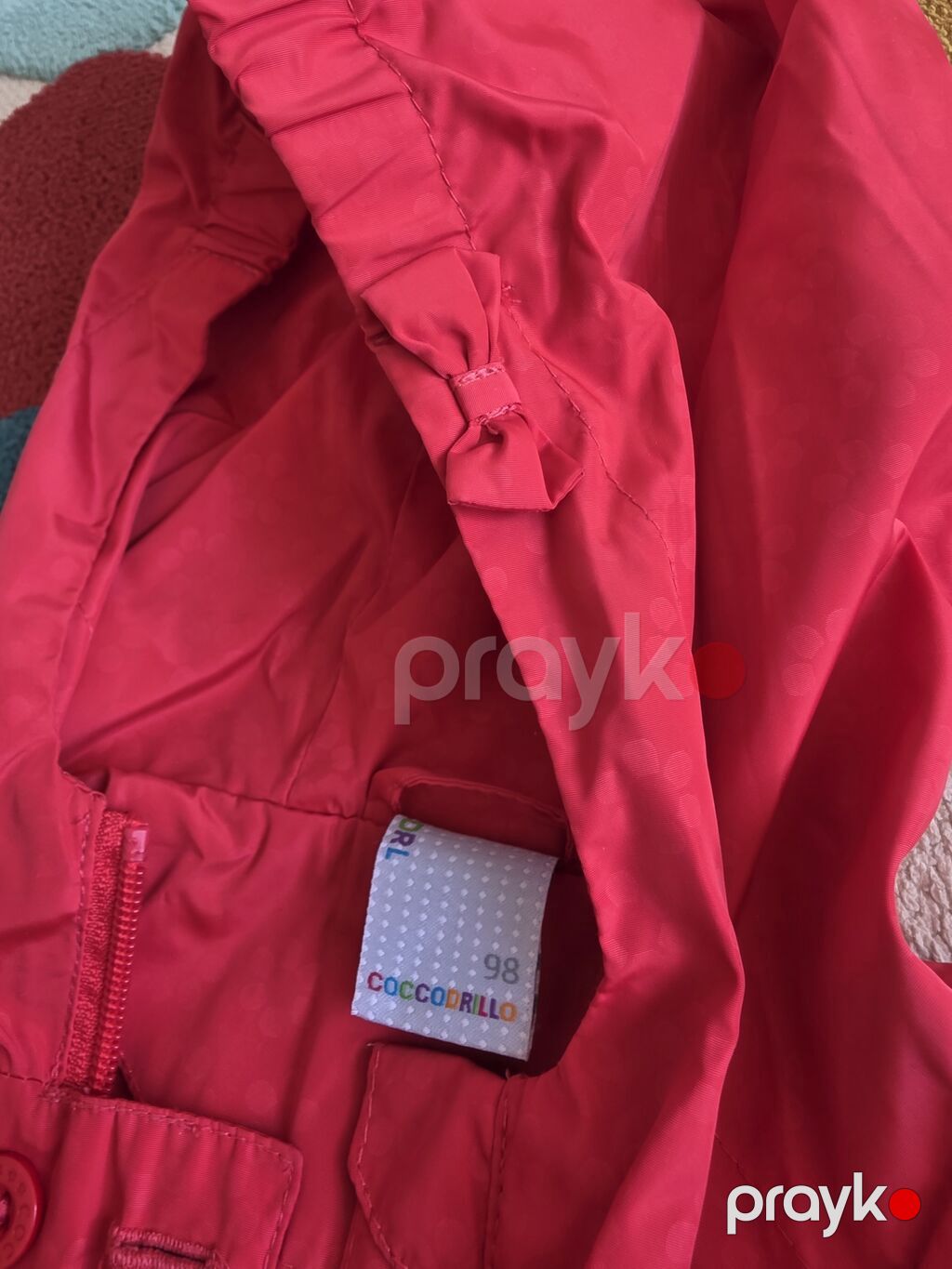 Coccodrillo qız uşağı üçün yağmurluq/kurtka - Bədən ölçüsü: 98 — Uşaq geyimi, Bakı (2)