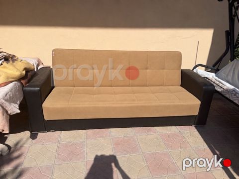 Divan-kravat, İşlənmiş, Açılan, Bazalı, Vеlur parça, Çatdırılma yoxdur — Bakı