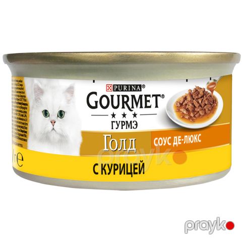 Paştet Gourmet Gold pişiklər üçün toyuq ilə 85 q — Bakı