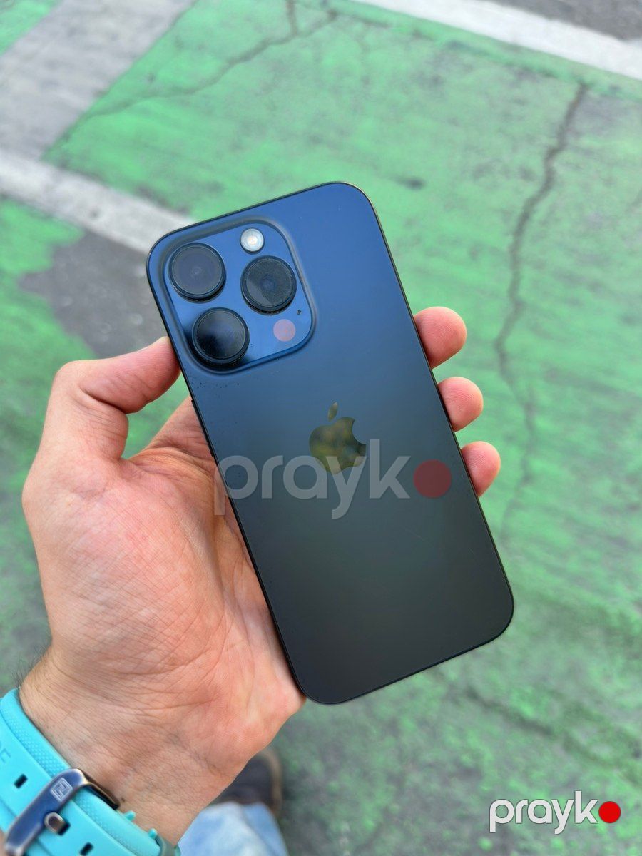 Apple iPhone 15 Pro Blue Titanium 128GB/8GB — Smartfonlar, Bakı (2)