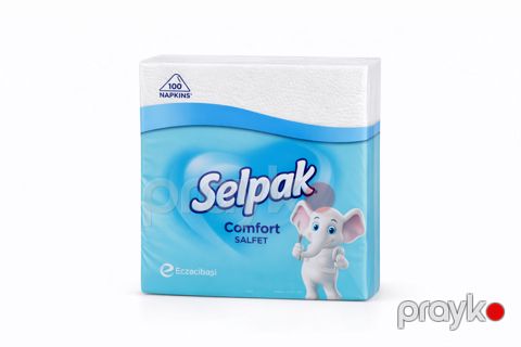 Kağız salfetlər Selpak Comfort, 30x30 sm, 100 əd — Bakı