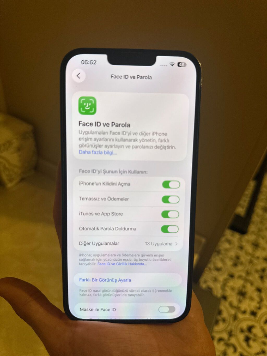 IPhone 13 Pro Max, 128 GB, Graphite, Face ID — Apple iPhone, Bakı (10)