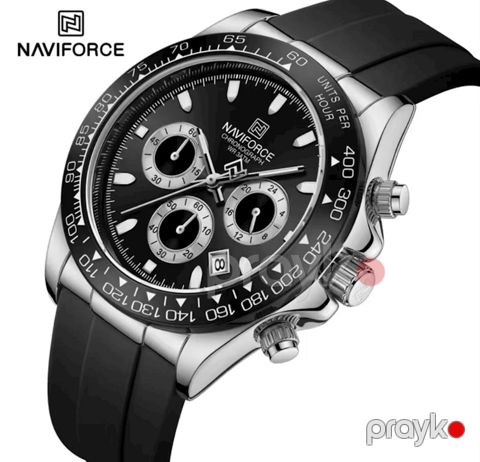 Kişilər üçün qol saatı Naviforce 2272305, qara — Bakı