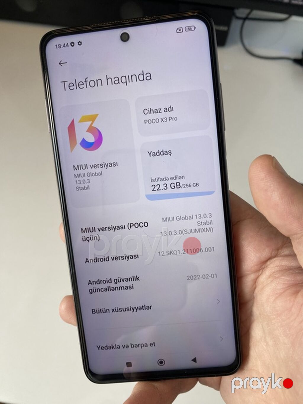 Poco X3 Pro, 256 GB, rəng - Boz, Sensor — Xiaomi, Sumqayıt (2)