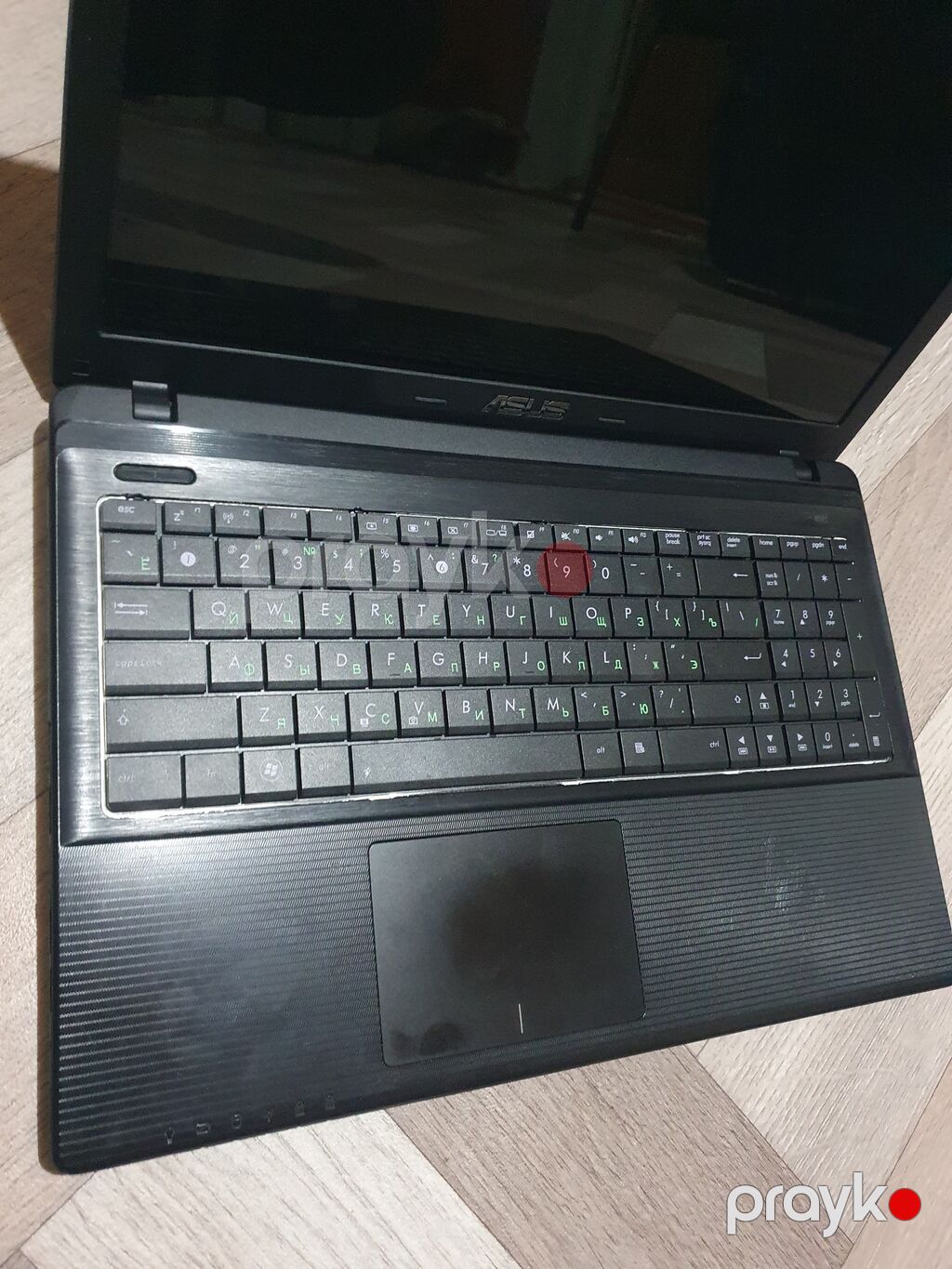 ASUS noutbuk - Marka/model: ASUS (qara korpus, zolaqlı teksturalı — Asus, Şəki (3)