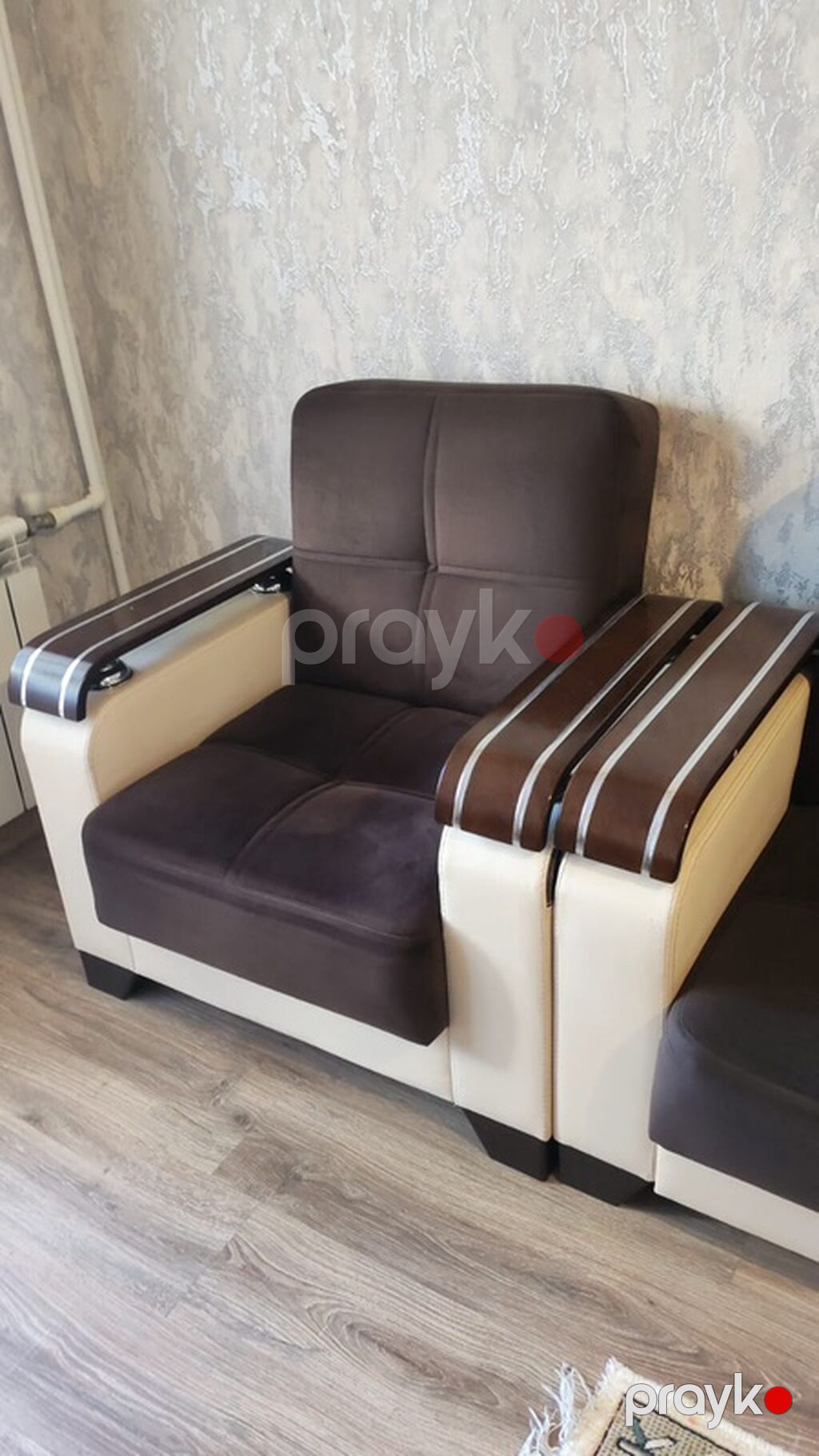 Qonaq otağı üçün dəst – 1 ədəd ikili divan, 1 ədəd üçlü divan və 2 — Yumşaq mobilya dəstləri, Bakı (2)