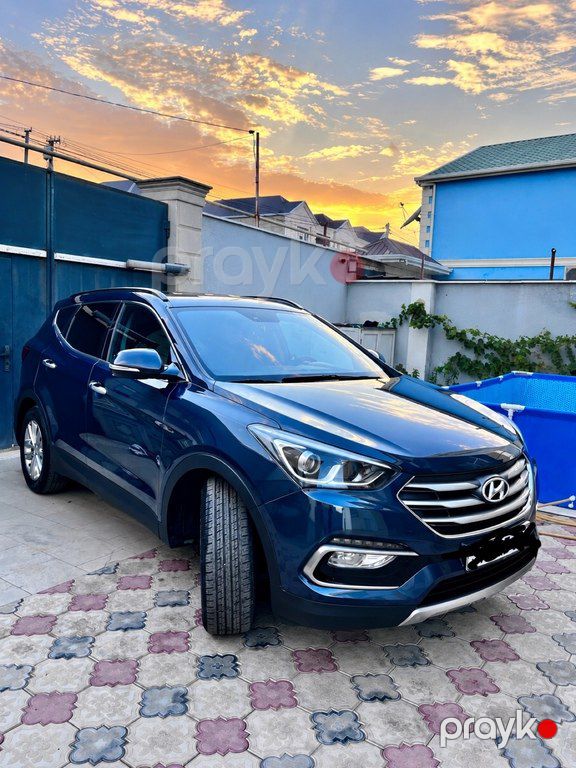 Hyundai Santa Fe, 2.0 L, 2016 il, 236 000 km — Avtomobillər, Bakı (5)