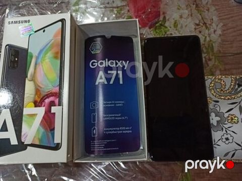 Samsung Galaxy A71, 128 GB, rəng - Qara, Barmaq izi — Bakı