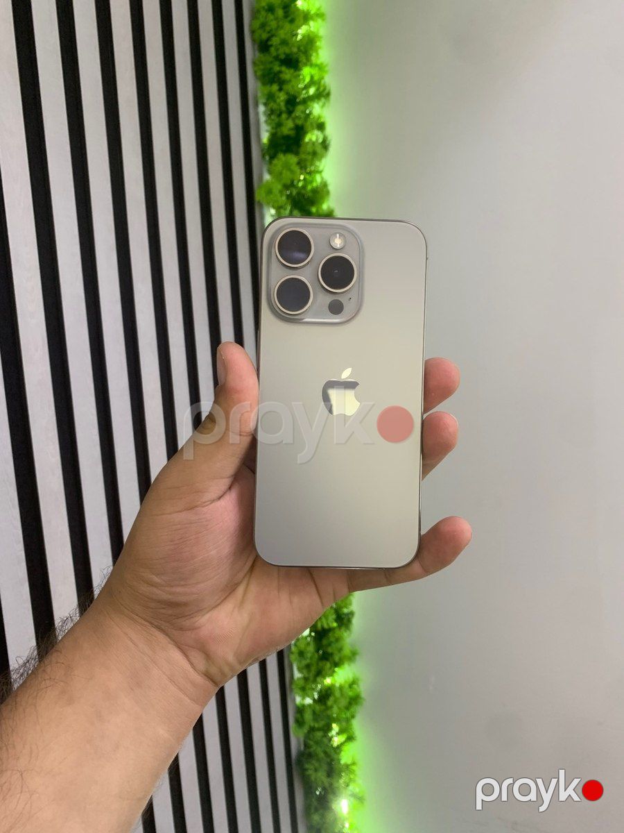 Apple iPhone 15 Pro Natural Titanium 128GB/8GB — Smartfonlar, Bakı (2)