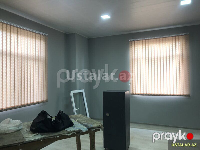 Jaluz plise zebra perde — Pəncərələr, qapılar, balkonlar, Bakı (4)