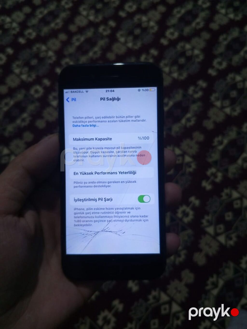 IPhone 7, 256 GB, Jet Black, Qırıq — Apple iPhone, Pirəkəşkül (2)