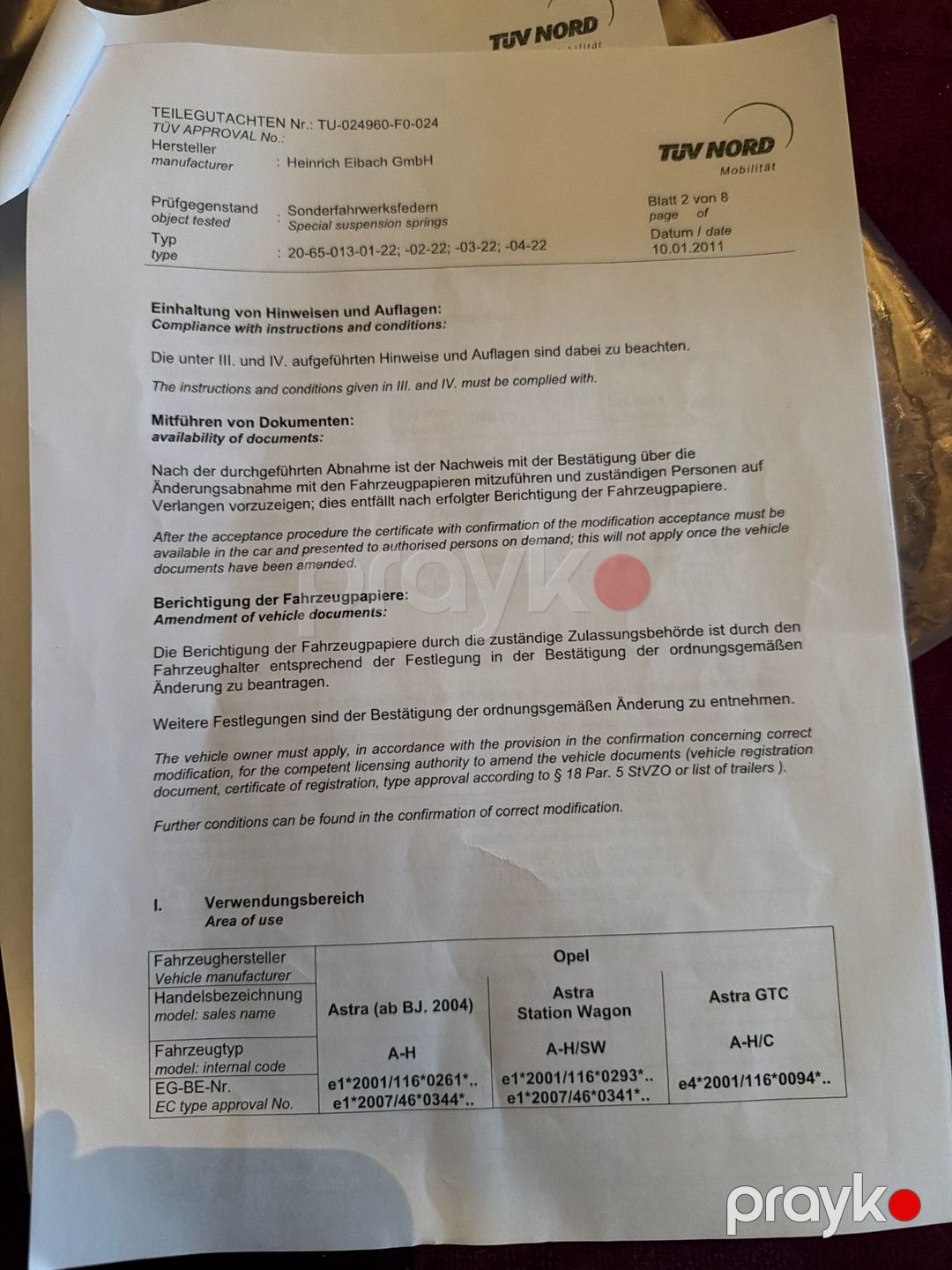 Sport purjun — Ehtiyat hissələri və aksesuarlar, Şirvan (2)