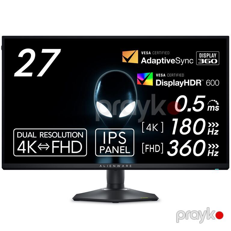 Monitor “Dell Alienware AW2725QF 27” FHD 360 HZ 4K 180HZ” — Kompüterlər və noutbuklar, Bakı (2)