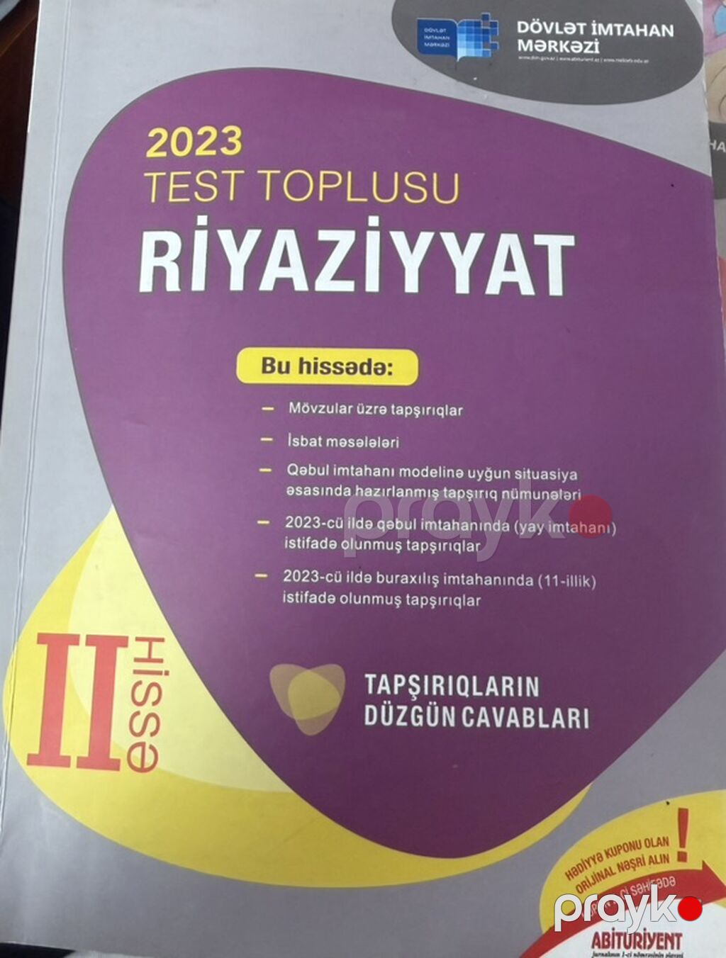 Kitablar yeni və ya çox az işlənmiş vəziyyətdədir. Test topluları 3 — Kitablar, Bakı (4)