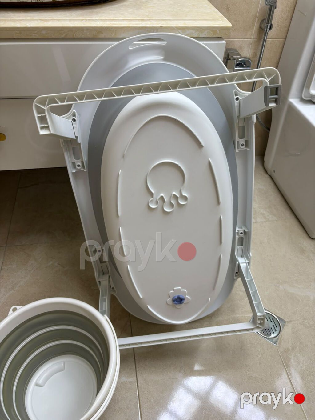Uşaq üçün qatlanan vanna dəsti - Qatlanan, yığcam uşaq vannası: oval — Uşaqlar üçün hər şey, Bakı (2)