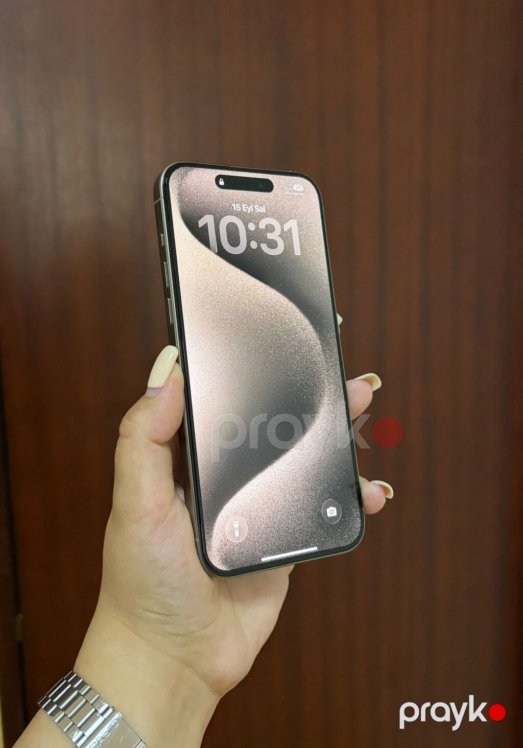 IPhone 15 Pro Max, 256 GB, Natural Titanium, Face ID — Apple iPhone, Qobu (5)