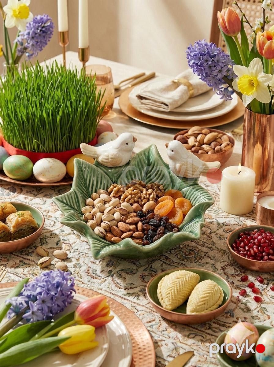 Çərəzlər üçün qab NT06, keramika, yaşıl, 16 sm — Mallar, Bakı (2)