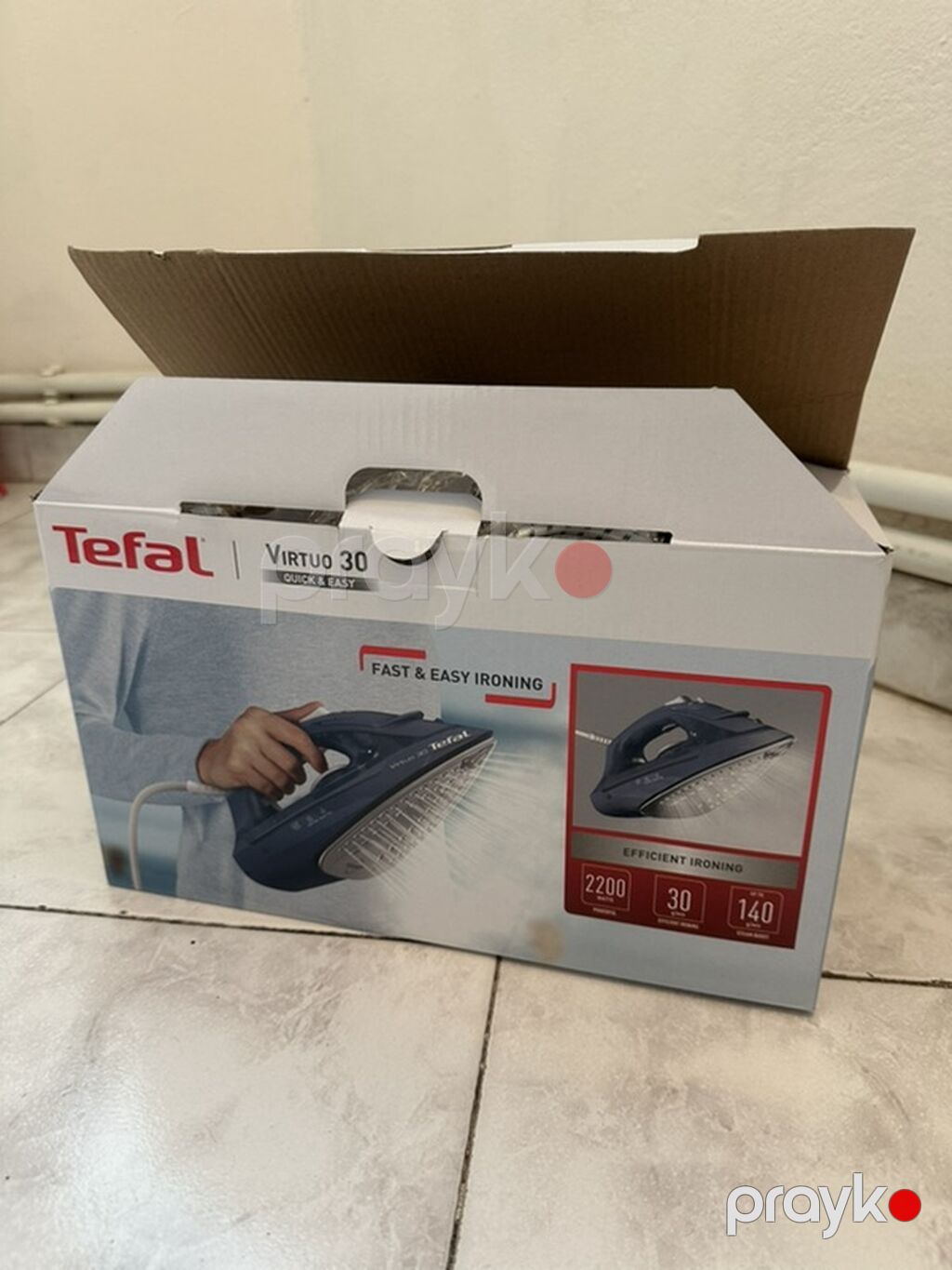 Tefal Virtuo 30 buxarlı ütü Yeni Alınıb Çox işlənməyib — Ütü, Bakı (5)