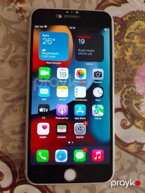 IPhone 7 Plus, 128 GB, Matte Gold, Barmaq izi — Göyçay