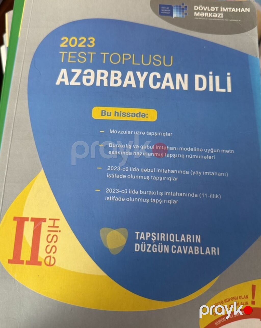 Kitablar yeni və ya çox az işlənmiş vəziyyətdədir. Test topluları 3 — Kitablar, Bakı (2)