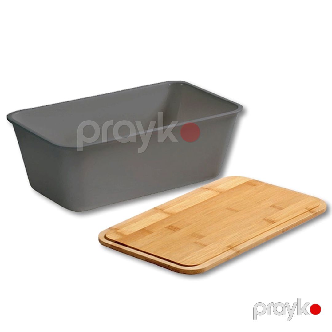 Çörək qabı Kesper, 36x21.5x17 sm, plastik, boz — Mallar, Bakı (2)