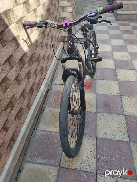 Dağ velosipedi – MTB tipli, qara rəng. Texniki xüsusiyyətlər — Bakı