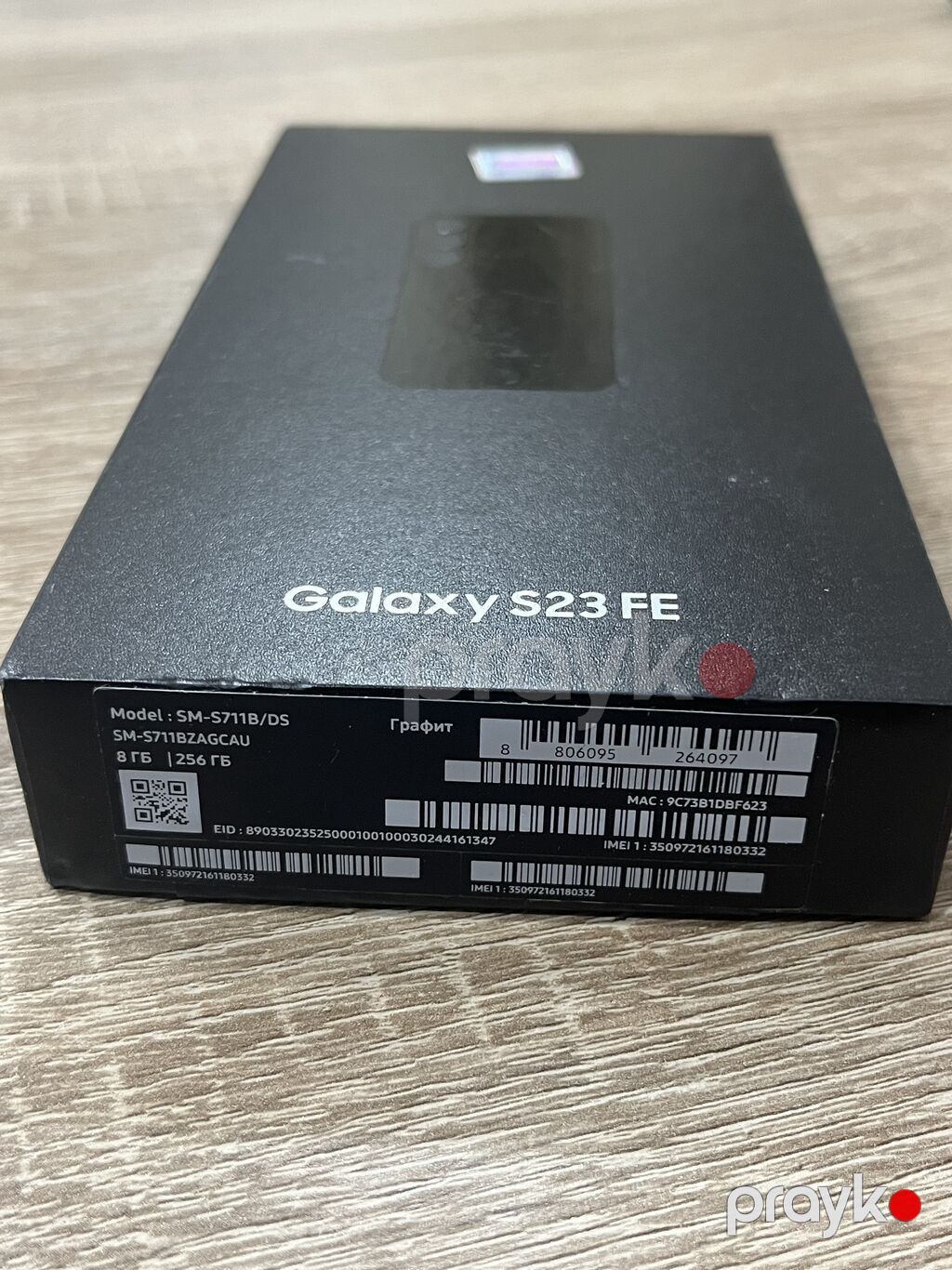 Samsung Galaxy S23 FE, 256 GB, rəng - Boz, Barmaq izi, Simsiz şarj, İki sim kartlı — Samsung, Bakı (3)