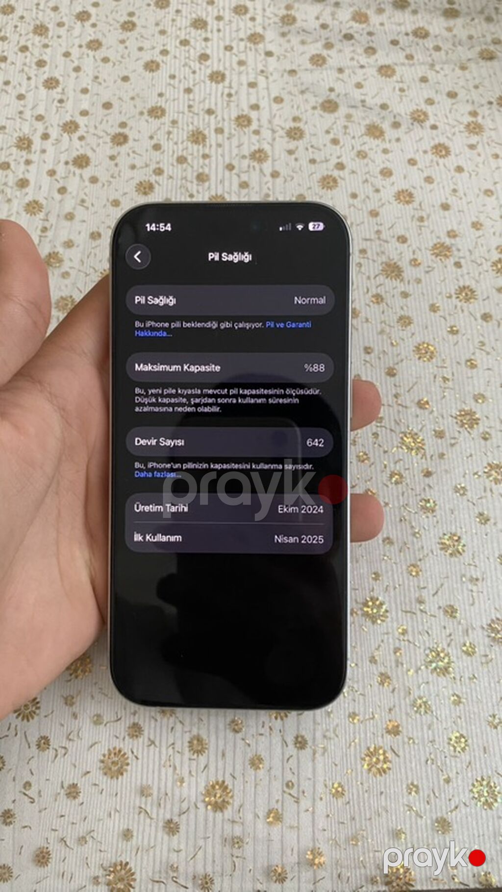 IPhone 16 Pro, 128 GB, Ağ, Face ID — Apple iPhone, Digah (4)