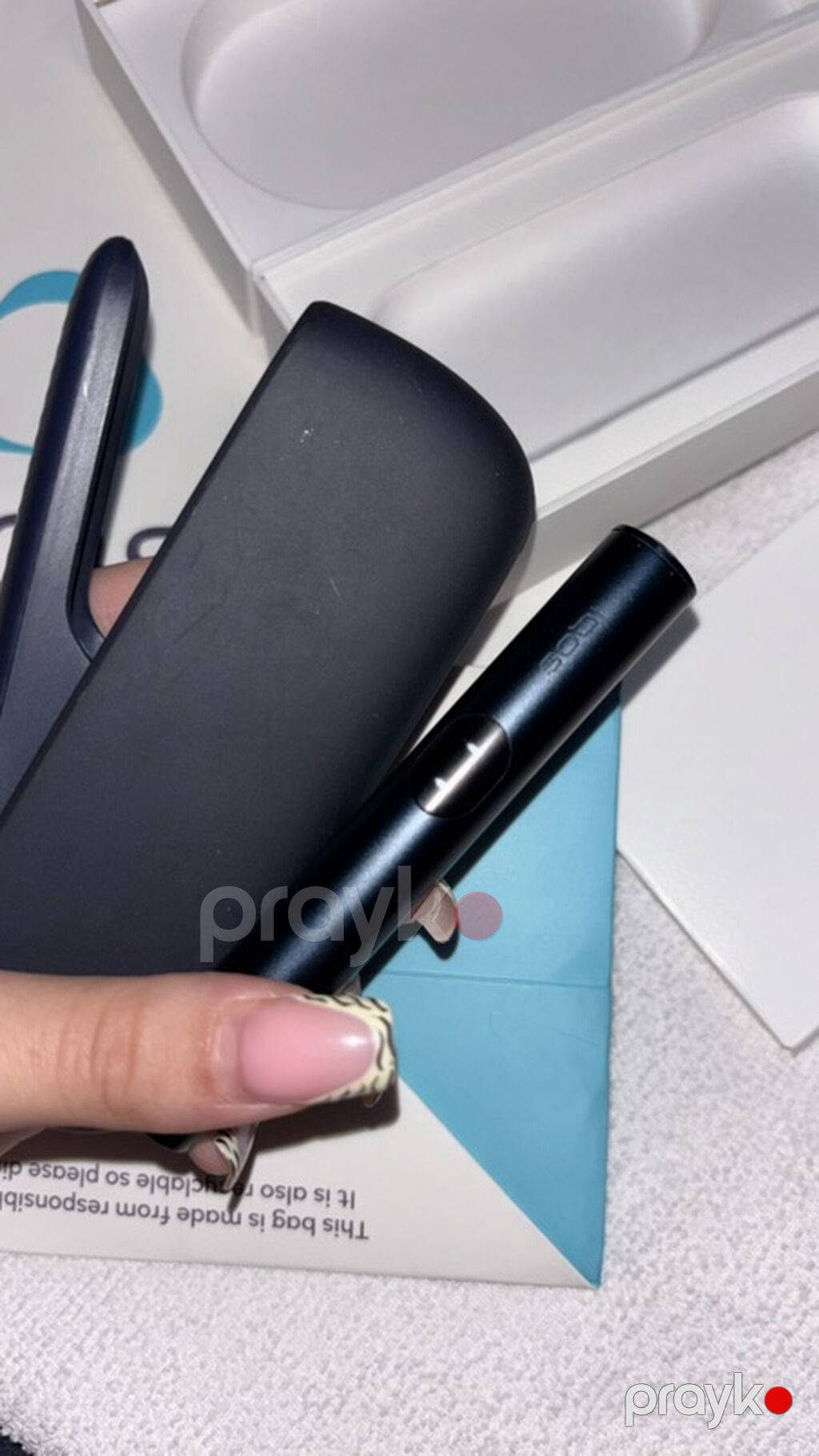 Iqos cihaz dəsti 1 ay işlədilib,xanım istifadə — Elektronik siqaretlər, Bakı (2)
