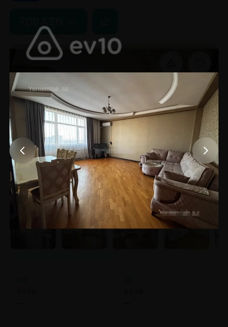 2 otaqlı mənzil, 85 m², Şərifli Məmmədli 1, — kirayə — Mənzil, Bakı (4)
