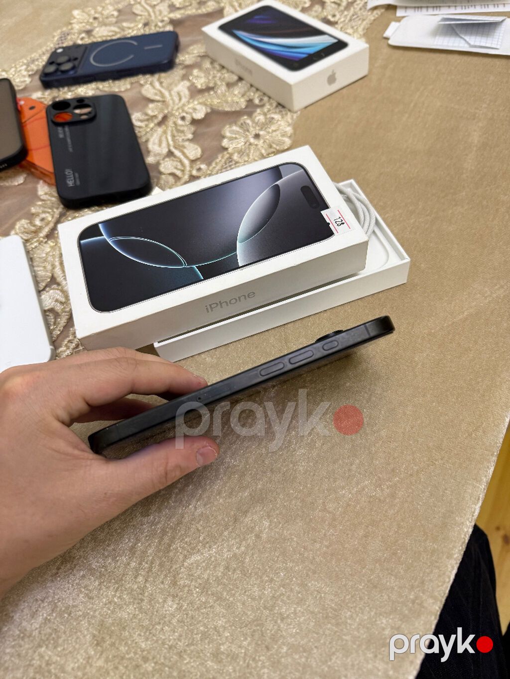 IPhone 16 Pro, 128 GB, Barmaq izi, Simsiz şarj, Face ID — Apple iPhone, Gəncə (3)