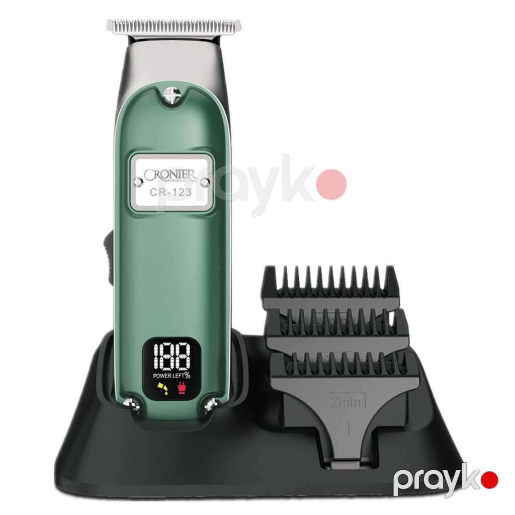 Profissional Trimmer Cronier 123 - 7000RPM / 1400mAh / 180 Dəqiqə — Saç kəsmə maşınları, Bakı (4)
