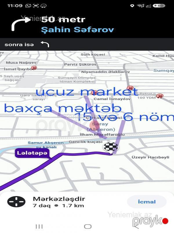 Satılır Torpaq sahəsi, 7 sot, Saray — Torpaq, Abşeron (4)