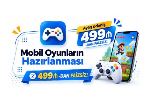 Mobil oyunların hazırlanması — 2 990 ₼ · Bakı · Reklama, IT, marketing Mobil oyunların hazırlanması — Bakı