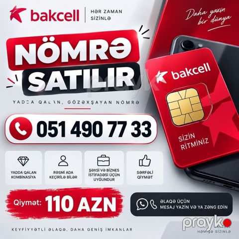 Nömrə: 051 4907733 İşlənmiş — Şəmkir