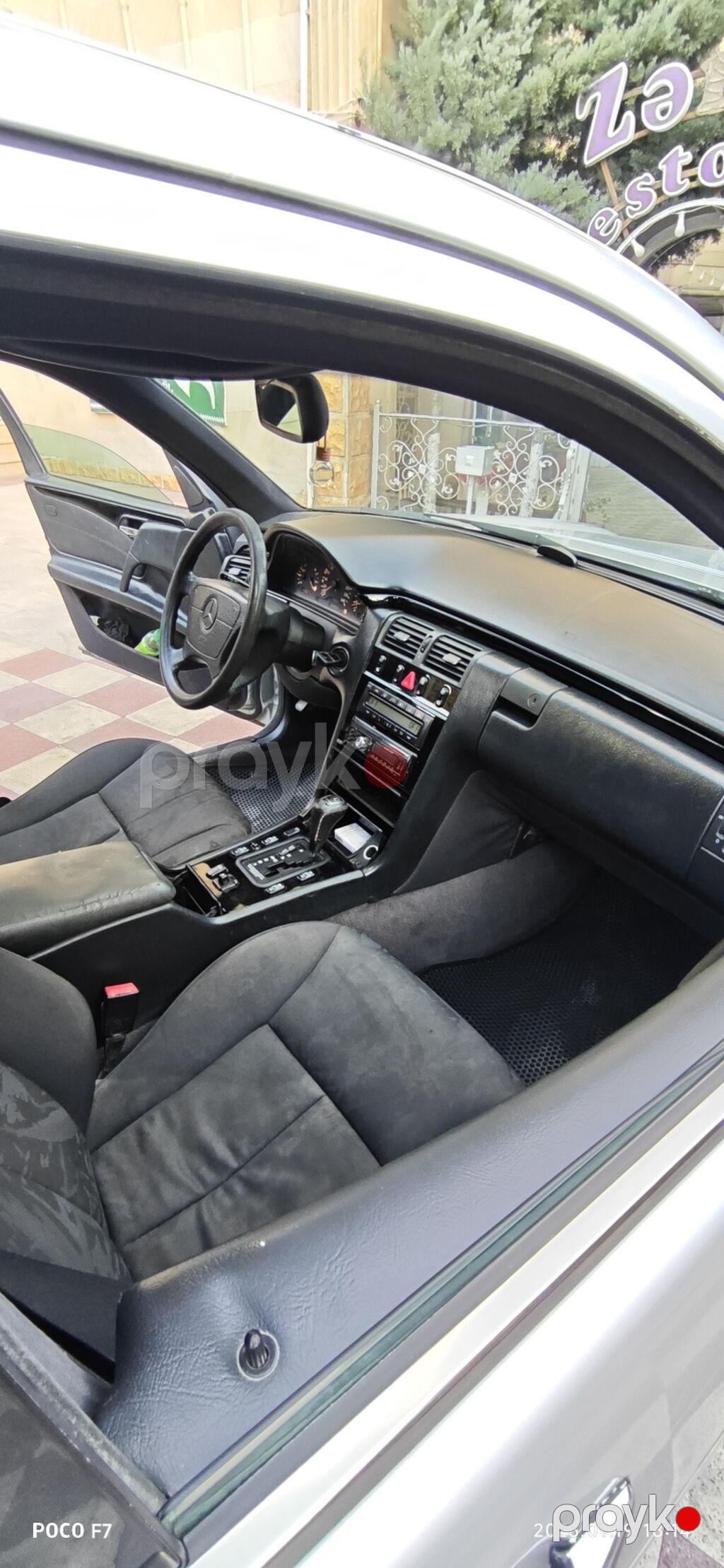 Mercedes-Benz E-Class (W210) sedan - Kuzov: 4 qapılı sedan, gümüşü — Avtomobillər, Bakı (7)