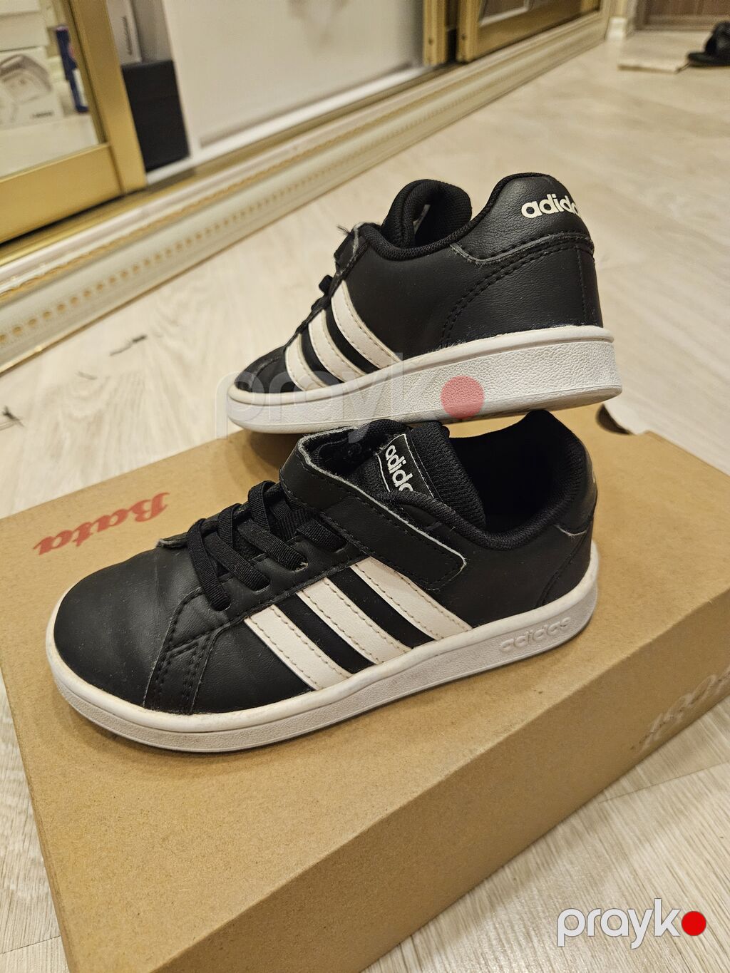Rəng - Qara Krossovkalar, Adidas, Ölçü: 29, Uniseks — Uşaq ayakkabısı, Xırdalan (2)