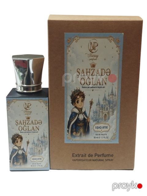 Nuray Parfume Şahzadə Oğlan uşaqlar üçün ətir suyu 50 ml — Bakı