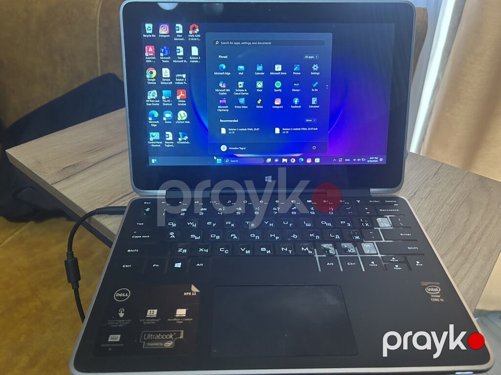 Dell XPS 11 2‑in‑1 Ultrabook -touchscreen, planşet kimi istifadə — Dell, Bakı (3)