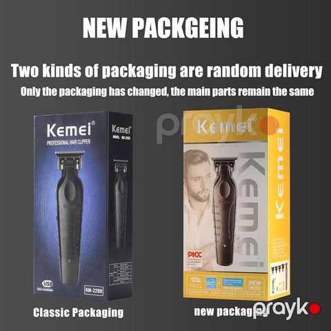 Trimmer Kemei 2299 - 2 Sürətli / 7000RPM / 1200MAH - 180 Dəqiqə / Typc — Bakı