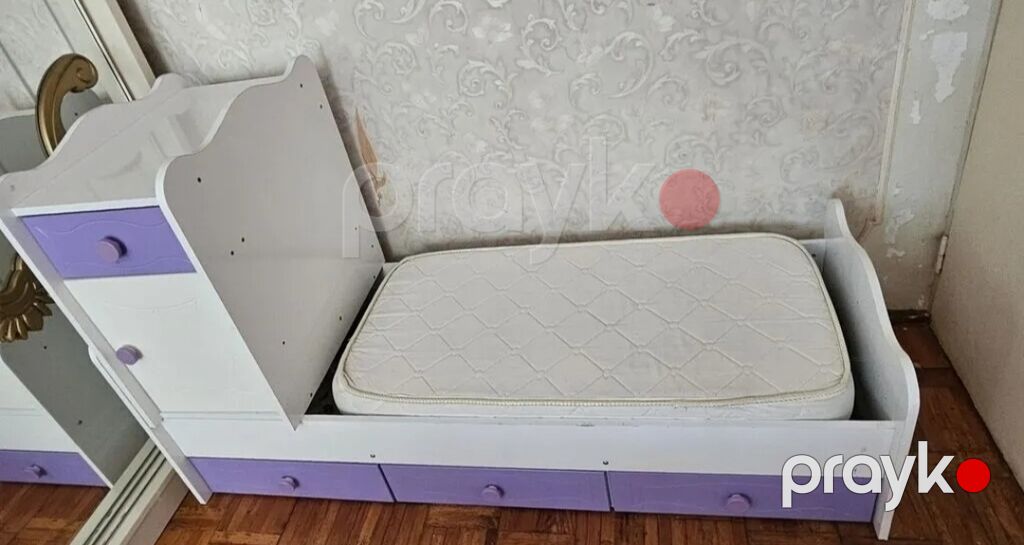 Uşaq çarpayısı – modullu, saxlama yeri çox olan model. Ustunde matrasi — Yataqlar, Sumqayıt (5)