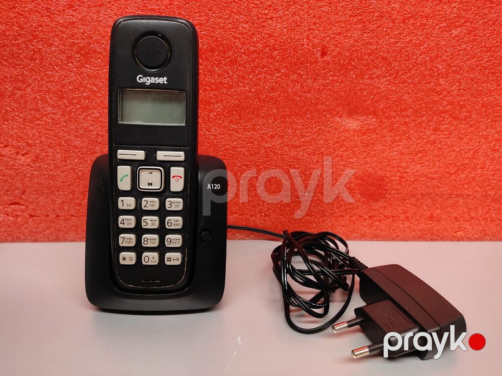 2 ədəd analoq Gigaset A120 simsiz telefon 50-yə qədər ad və nömrə — Kabel və radio telefonları, Bakı (3)