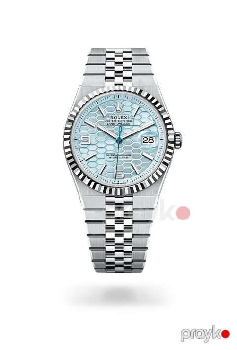 Kişi qol saatı GoldenW Land-Dweller 41mm Silver/Blue - Golden Watch Parfum 129 — Bakı
