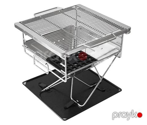 Manqal Shiker qatlanan, portativ, düşərgə və piknik üçün, daşıma çantası ilə prl_99147 — Bakı