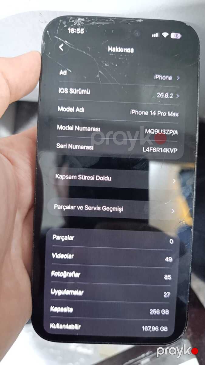 Apple iPhone 14 Pro Max Space Black 256GB/6GB — Smartfonlar, Bakı (8)
