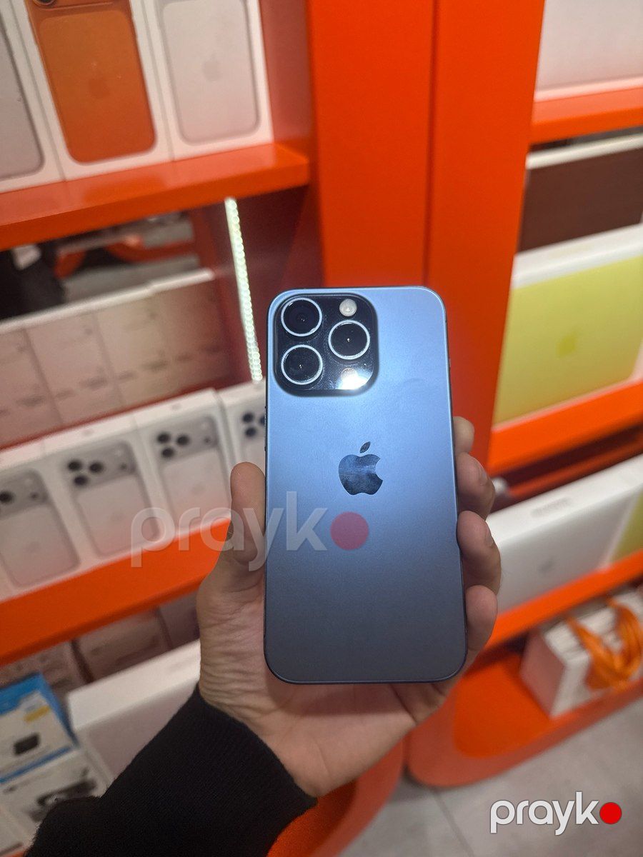 Apple iPhone 15 Pro Blue Titanium 128GB/8GB — Smartfonlar, Bakı (2)