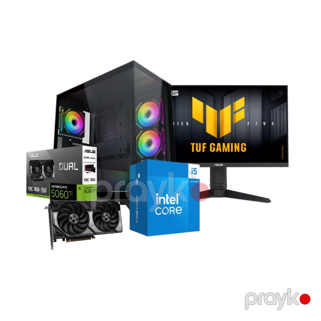 BlackFang Gaming PC – RTX 5060TI, İ5-14400 — Masaüstü kompüterlər, Bakı (2)