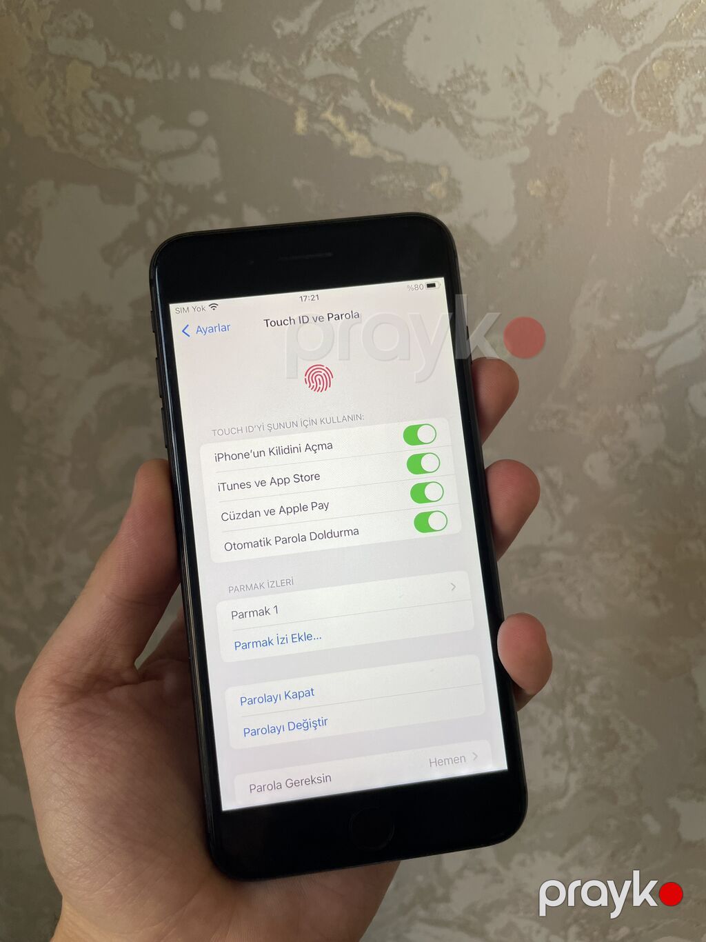 IPhone 8 Plus, 64 GB, Qara, Barmaq izi, Simsiz şarj, Sənədlərlə — Apple iPhone, Bakı (8)