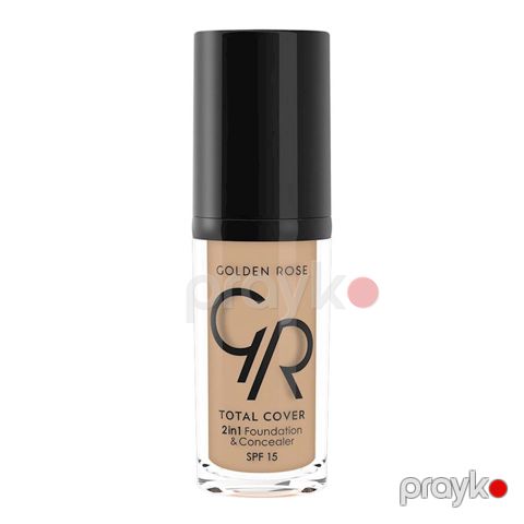 Tonal krem-konsiler Golden Rose Total Cover 2-si 1-də SPF15 06 Taupe 30 ml — Bakı